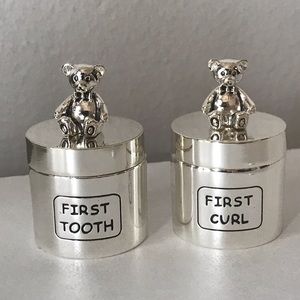 Baby’s Nursery First Tooth First Curl Keepsake Set
